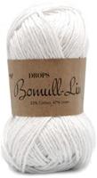 Drops Bomull-Lin Uni Colour 01 White