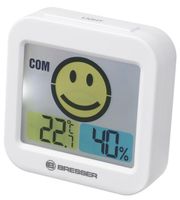 BRESSER MyTime ClimaTrend Smile Thermo- / Hygrometer met Ruimteklimaat Indicator (wit) - thumbnail