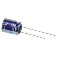 Panasonic ECA-1HM221 Elektrolytische condensator Radiaal bedraad 5 mm 220 µF 50 V 20 % (Ø) 10 mm 1 stuk(s)