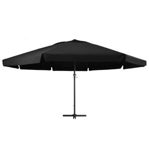 The Living Store Tuinparasol Deluxe - 600 x 385 cm - Zwart