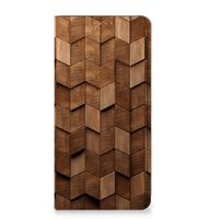Book Wallet Case voor Google Pixel 7 Wooden Cubes