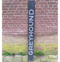 Greyhound Origineel Amerikaans Straatbord - 174 x 17,5cm