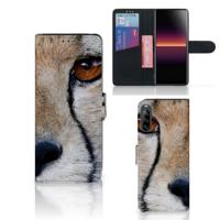 Sony Xperia L4 | Telefoonhoesje | Met pasjeshouder | Cheetah