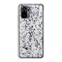 Gespikkelde marmer: Xiaomi Redmi Note 10 Pro Transparant Hoesje