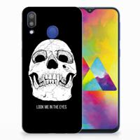 Silicone Back Case Samsung Galaxy M20 (Power) Skull Eyes