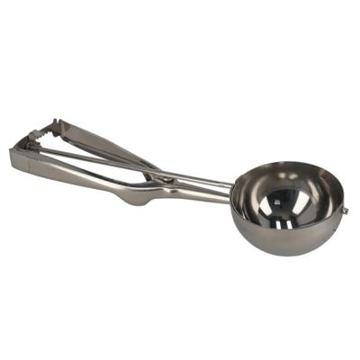 IJsschep/ijslepel voor 6 cm scoops - zilver - 24 cm - RVS