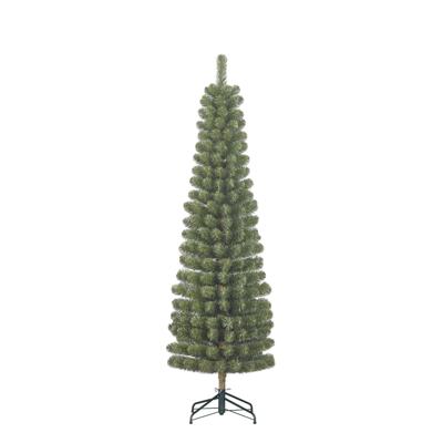 Kunstkerstboom Charlton pilar groen H215 x dia. 56 cm - Black box