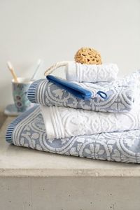 Pip Studio Pip Studio Handdoek Tile de Pip Blue 55x100