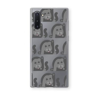 Cats: Samsung Galaxy Note 10 Transparant Hoesje