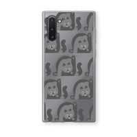 Cats: Samsung Galaxy Note 10 Transparant Hoesje