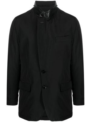 TOM FORD blazer boutonné à col montant - Noir