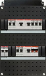 Groepenkast ABB-HAF HAD 333232-222F+H42 | 7-groepenverdeler met fornuisgroep en hoofdschakelaar
