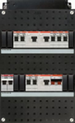 Groepenkast ABB-HAF HAD 333232-222F+H42 | 7-groepenverdeler met fornuisgroep en hoofdschakelaar