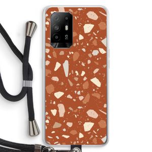 Terrazzo N°22: Oppo A95 5G Transparant Hoesje met koord