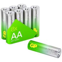 GP Super AA batterij (penlite) Alkaline 1.5 V 8 stuk(s)