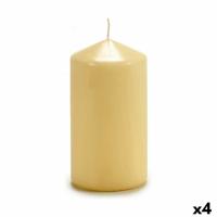 Kaars Crème 7 x 13 x 7 cm (4 Stuks)