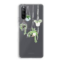 Hang In There: Sony Xperia 10 III Transparant Hoesje