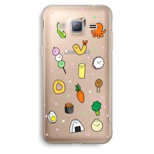 Happy bento friends: Samsung Galaxy J3 (2016) Transparant Hoesje