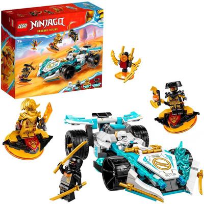 Ninjago - Zane's drakenkracht Spinjitzu racewagen Constructiespeelgoed