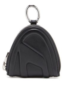 Diesel porte-monnaie 1DR-Fold en cuir - Noir