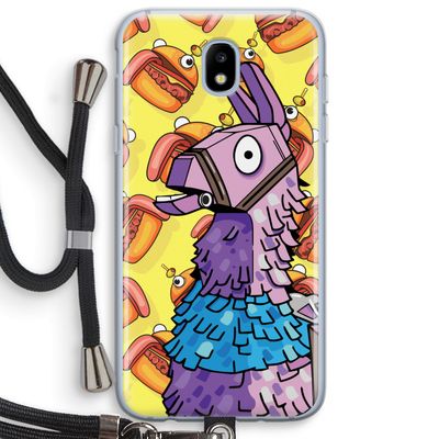 Loot Burger: Samsung Galaxy J5 (2017) Transparant Hoesje met koord