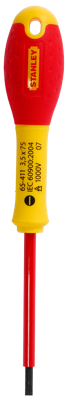 Stanley FATMAX Schroevendraaier Platte kop VDE 3,5 X 75mm