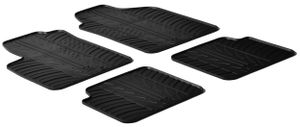 Rubbermatten passend voor Fiat 500 2007-2012 (T profiel 4-delig) GL0133