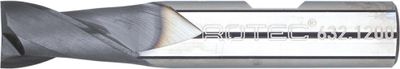 Rotec VHM Spiebaanfrees, TiAlN-gecoat, ø3 - Silver-Line / ø3x6x50xø6mm Z=2 / kort - 6320300