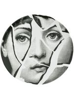 Fornasetti assiette imprimée - Blanc - thumbnail