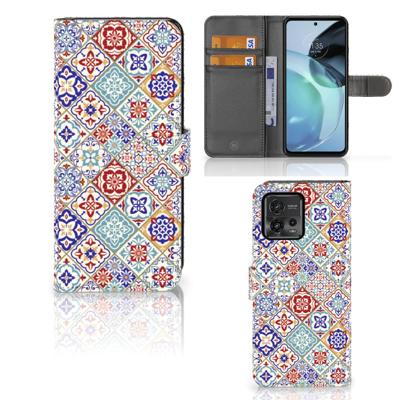 Motorola Moto G72 | Bookcase | Tiles Color