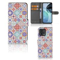 Motorola Moto G72 | Bookcase | Tiles Color Motorola Moto G72 | Bookcase | Tiles Color
