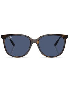 Ray-Ban tortoiseshell-effect square-frame sunglasses - Vert