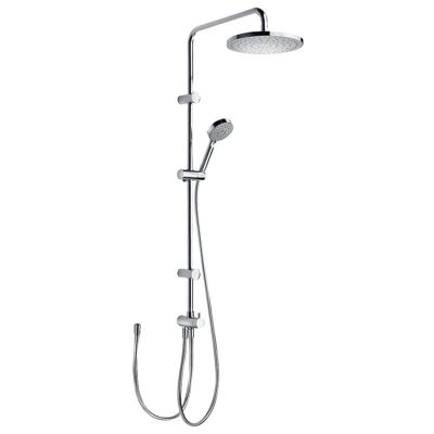 Tres Selection glijstang set met regendouche 111 cm rond chroom