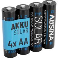 Absina Oplaadbare AA batterij (penlite) NiMH 1.2 V 4 stuk(s)