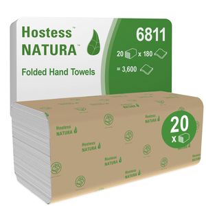 Scott papieren handdoek Natura, Z-vouw, 2-laags, 180 vellen, pak van 20 stuks
