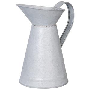 Esschert Design Bloemvaas - oud zink - 20 cm - gieter / kan - home deco