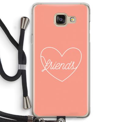 Friends heart: Samsung Galaxy A5 (2016) Transparant Hoesje met koord