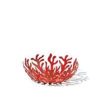 Alessi Mediterraneo Fruitschaal rvs rood 21 cm - thumbnail