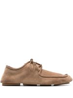 Marsèll lace-up suede derby shoes - Marron - thumbnail