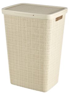 Curver jute wasbox 58 liter offwhite