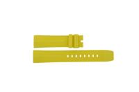 Horlogeband Tag Heuer FT8054 / CAZ101AM Rubber Geel 21.5mm