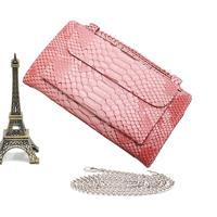 Echte lederen vrouwen hand tas vrouwelijke Modeketen Schoudertas Luxe designer Tote Messenger Bags (roze)