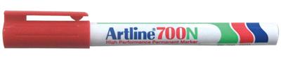 Permanent marker Artline 700N rood