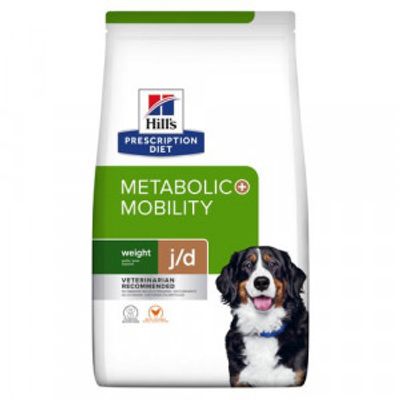 Hill&apos;s Prescription Diet J/D Weight Metabolic + Mobility hondenvoer met kip 12 kg