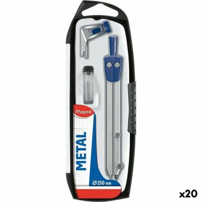 Kompas Maped 3 Onderdelen Metaal (20 Stuks)