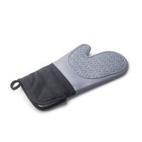 Ovenhandschoen Ibili Zwart Grijs Stof Siliconen 33,5 cm