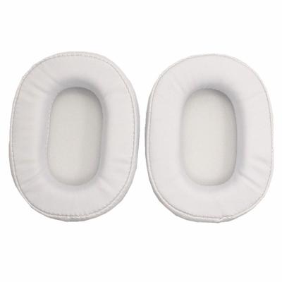1 paar zachte spons OORWARMER hoofdtelefoon jas voor audio-Technica ATH-MSR7/M50X/M20/M40/M40X (wit)