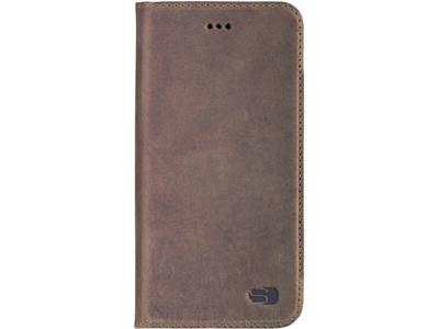 Senza Senza Raw Leather Booklet Apple iPhone 7 Plus/8 Plus Chestnut Brown