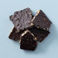 Chocolade pinda breekplaat puur brokken 400 gram