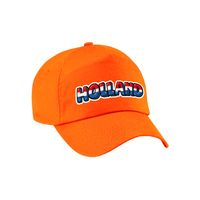 Oranje Holland supporter pet / cap met Nederlandse vlag - EK / WK voor kinderen Oranje Holland supporter pet / cap met Nederlandse vlag - EK / WK voor kinderen